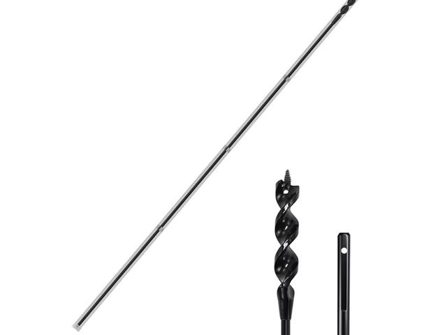 Lot 96-181569 - HUAALIUCHE 54-Inch Flexible Installer Drill Bit for Pulling Wires, 3/4" Auger with Screw Point &amp;...