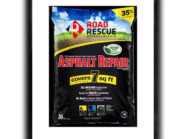 Lot 96-162783 - Road Rescue
50 lbs. Asphalt Repair
New