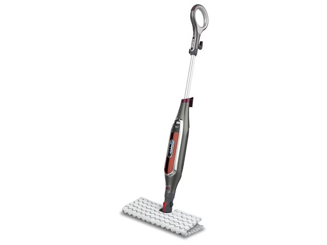 Lot 96-190068 - Shark Genius Hard Floor Cleaning System Pocket (S5003D) Steam Mop, Burgundy/Gray new
