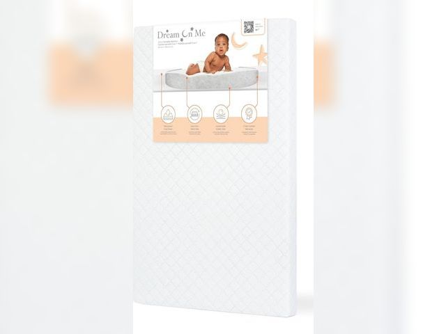 Lot 96-197454 - Dream On Me Holly 3” Mini/Portable Crib Mattress, Greenguard Gold &amp; JPMA Certified, Fits Portabl...