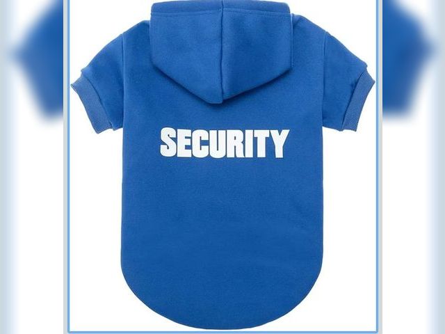 Lot 96-191304 - BINGPET Security Dog Hoodies Puppy Sweater Cold Weather Dog Coats Soft Brushed Fleece Pet Clothes Ho...