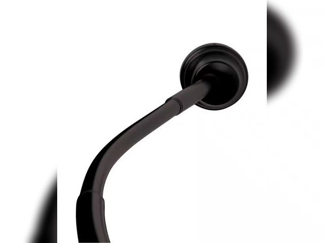 Lot 96-165545 - Zenna Home
NeverRust 50 in. to 72 in. Aluminum Curved Dual Mount Shower Curtain Rod in Matte Black
A...