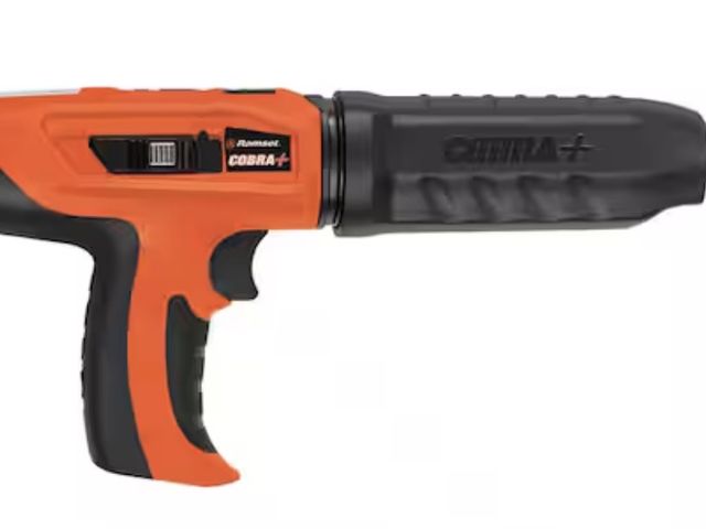Lot 96-205378 - Ramset Cobra Plus 0.27 Caliber Semi-Automatic Powder Actuated Tool (PAT) with Silencer MSRP $269 Unu...