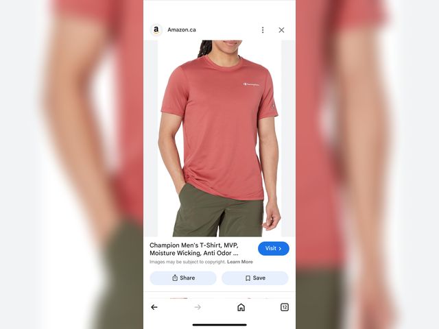 Lot 96-178946 - Champion Men's T-Shirt, MVP, Moisture Wicking Size 3XLT Unused