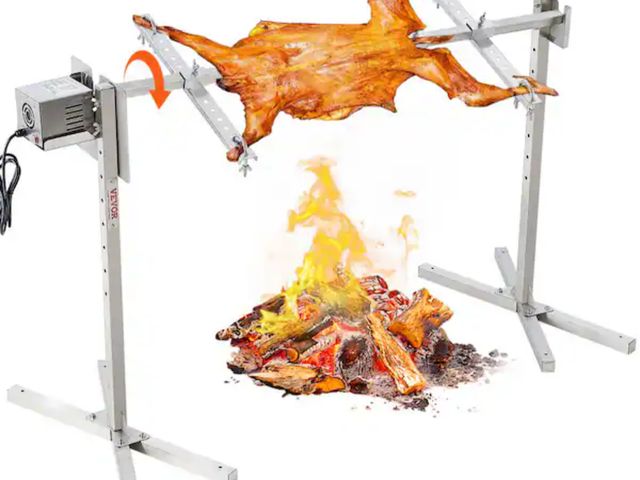 Lot 96-174276 - VEVOR
Electric BBQ Rotisserie Grill Kit, 46 In. 90 lbs. Capacity, Automatic 42 Watt Height Adjustabl...