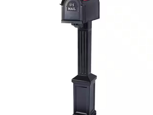 Lot 96-181915 - Postal PRO
Craftsman Mailbox and Post Kit, Black
Unused box damage