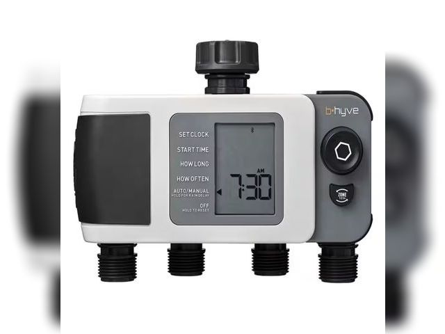 Lot 96-166640 - Orbit
B-hyve XD Bluetooth 4-Outlet Hose Watering Timer Sprinkler Timer
New