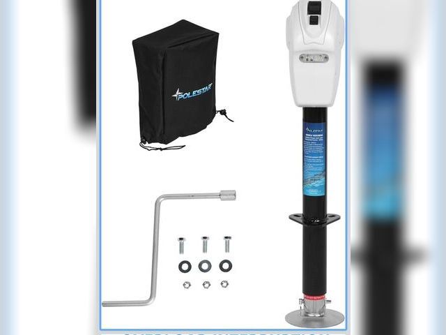 Lot 96-187974 - POLESTAR Power Tongue Jack, Electric Trailer Jack 3,500 lbs. A-Frame Electric Tongue Jack for Travel...