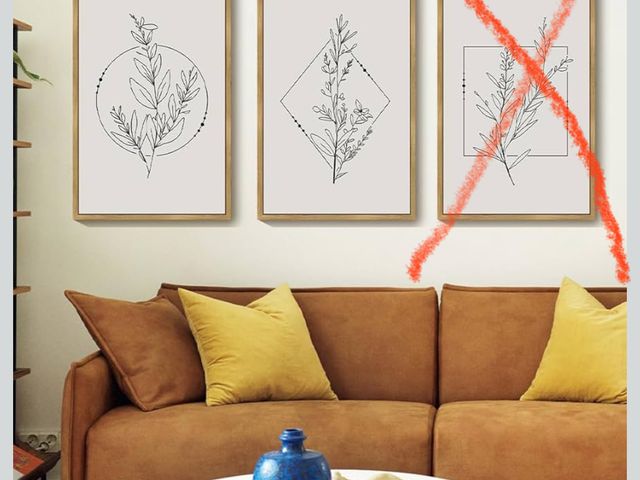 Lot 96-187991 - Minimalist Flower Wall Art Vintage Wall Hanging Decor Bohemain Botanical Prints Artwork for Bedroom ...