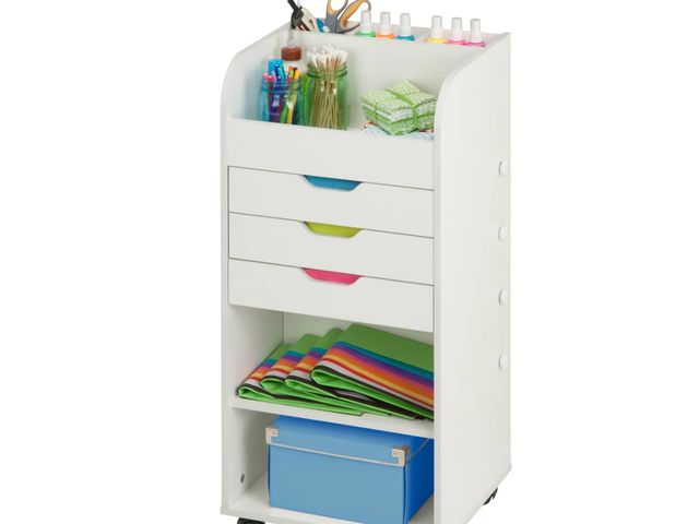 Lot 96-183939 - White 3-Drawer Craft Storage Cart
New 
MSRP $104.99