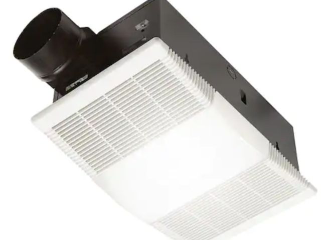 Lot 96-209872 - Broan-NuTone
80 CFM Ceiling Bathroom Exhaust Fan with Light and 1300-Watt Heater
New 
Msrp $139.00