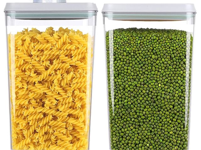 Lot 96-164040 - Pop Food Storage Containers Set Airtight Food Storage Containers with Pop Lids, Kitchen Pantry Organ...