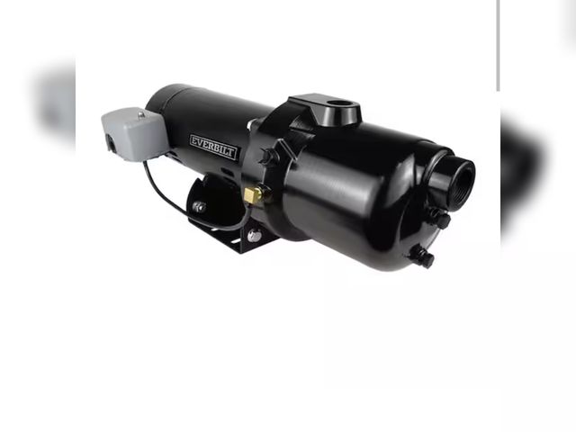 Lot 96-162738 - Everbilt 
1/2 HP Plastic Shallow Well Jet Pump New MSRP $299