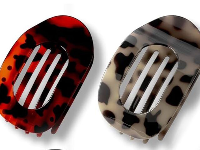 Lot 96-171150 - 2 Pack Flat Hair Clips Claw for Women
New
