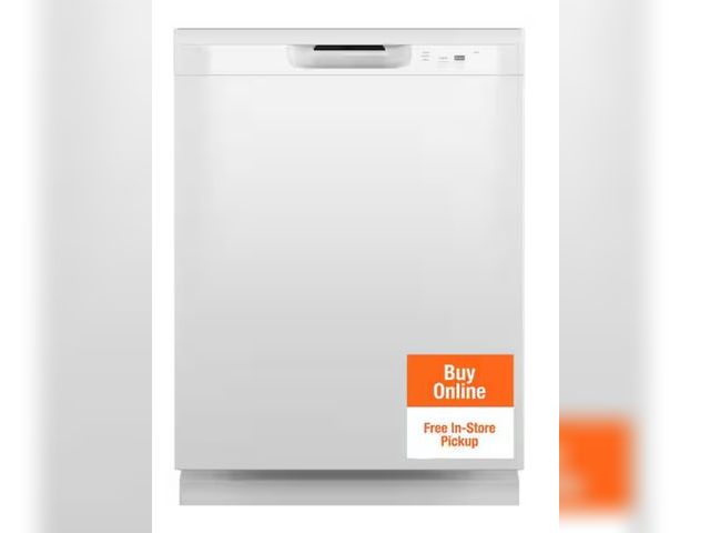 Lot 96-159763 - GE
24 in. Built-In Tall Tub Front Control White Dishwasher with 60 dBA, ENERGY STAR
Unused. Inside b...