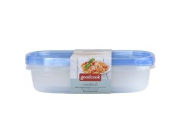 Lot 96-201341 - Goodcook Essentials Rectangle Food Storage Containers, 12 ct New