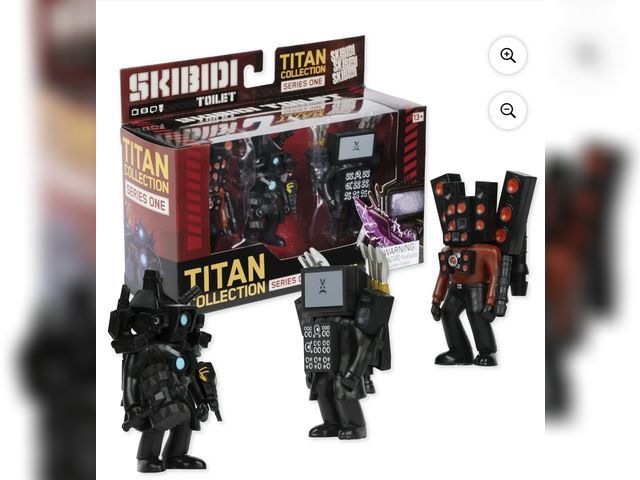 Lot 96-201154 - Skibidi Toilet Titan 3-pack – All-New Collectibles, Officially Licensed Skibidi Toilet Action Figure...