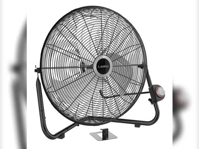 Lot 96-178119 - Lasko 20" Black High Velocity Wall Mount Fan with Pivoting Head - 3 Speeds, Ideal Wall Mount Fan or ...