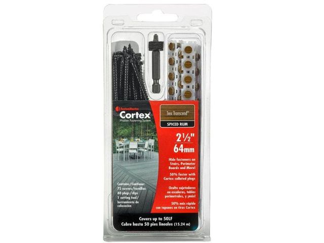 Lot 96-170771 - FastenMaster Collated Cortex Hidden Fastening System for Trex Transcend Decking
- 2-1/2 in. screws i...