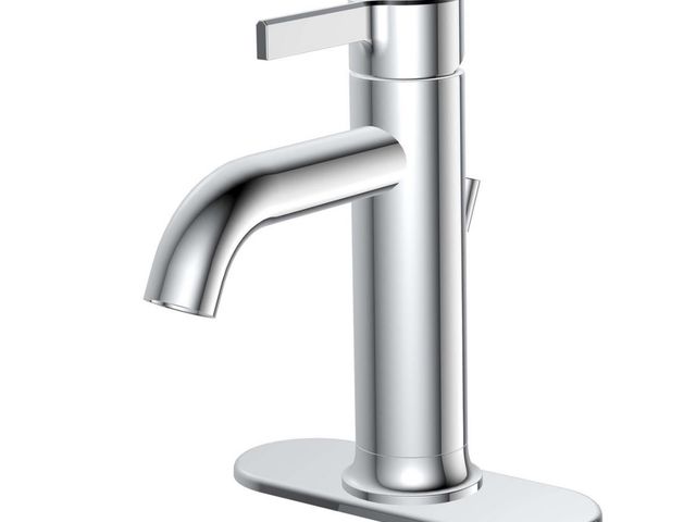 Lot 96-211928 - Glacier Bay Ryden 1005 492 729 Single Hole Single-Handle Bathroom Faucet In Chrome
Appears unused