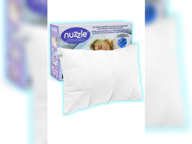 Lot 96-170243 - 1-Nuzzle Cooling Adjustable Pillow for Adult Sleeping, Luxury Standard Size Bed Pillow Hotel Collect...