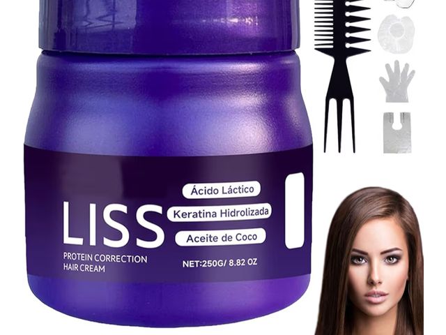 Lot 96-200855 - Lisa Original Formaldehyde-Free Hair Straightening Treatment, Formaldehyde-Free Keratin Hair Straigh...