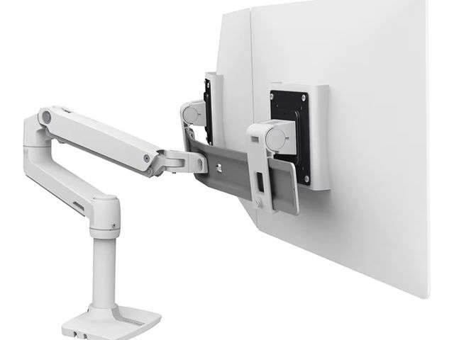Lot 96-209936 - Ergotron – LX Dual Direct Monitor Arm, VESA Desk Mount – for 2 Monitors Up to 25 Inches, 2 to 11 lbs...