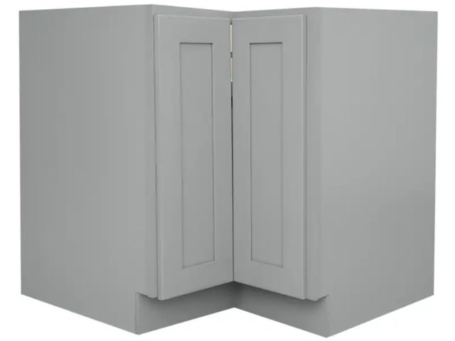 Lot 96-232560 - Lazy Susan Corner Base  Exact model may vary  Exact size unknown  Lightly used  Has some water damag...