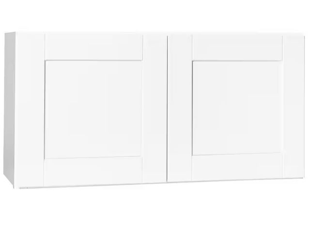 Lot 96-182135 - Hampton Bay
Shaker 36 in. W x 12 in. D x 18 in. H Assembled Wall Bridge Cabinet in Satin White
MSRP ...