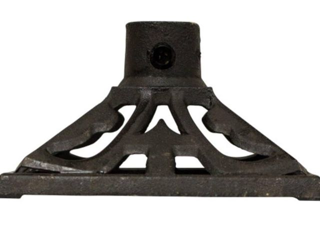 Lot 96-169367 - TIKI Cast Iron Torch Stand – Heavy-Duty, Freestanding &amp; Weather-Resistant Torch Base for Patio, ...