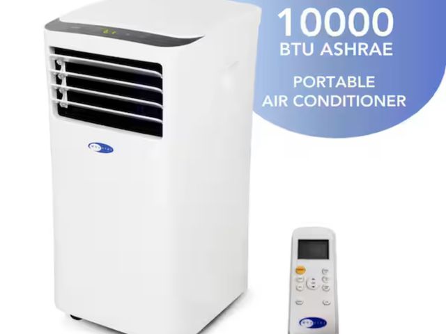Lot 96-166670 - Whynter 7,000 (DOE) BTU Portable Air Conditioner Cools 300 Sq. Ft. with Dehumidifier, Remote, and Fi...