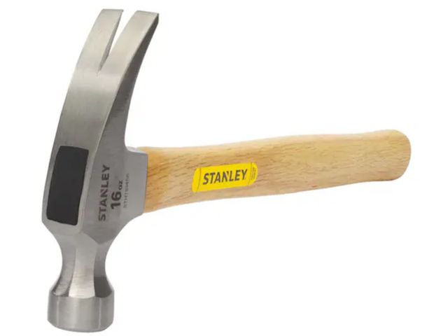 Lot 96-192123 - Stanley
16 oz. Claw Hammer with Wood Handle
Used