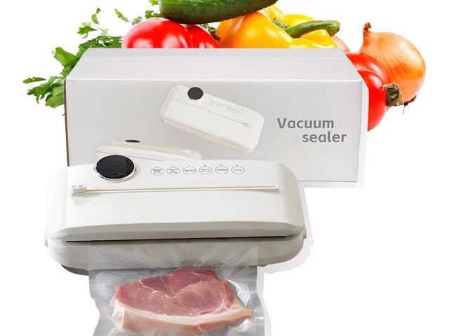 Lot 96-193398 - Vacuum Sealer Machine for Food, Updated 2025 Food Sealer, Effectively saving food waste, Built-in Cu...
