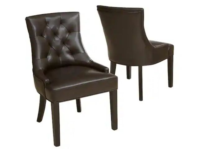 Lot 96-188878 - Noble House
Hayden Brown Leather Tufted Dining Chairs (Set of 2)
New
Msrp $269.92