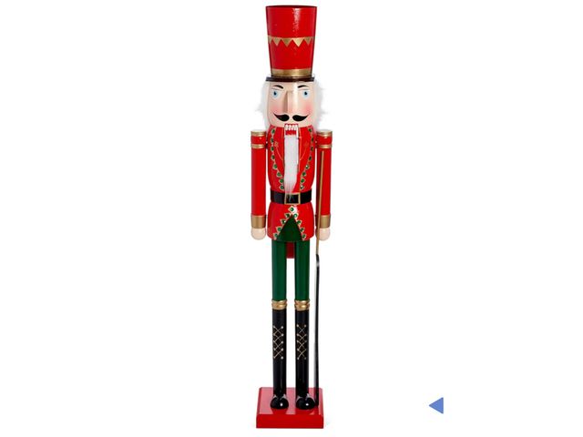 Lot 96-188020 - THE TWIDDLERS 48 Inch/ 4ft Large Giant Nutcracker Christmas Decor (Soldier) Life Size Nutcracker Woo...