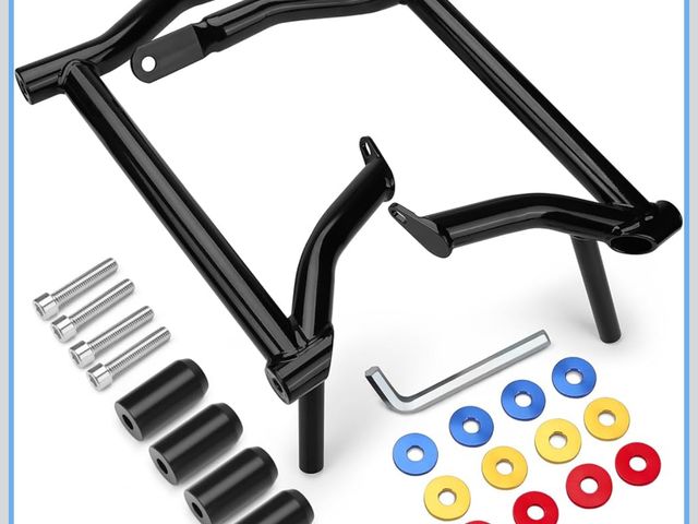 Lot 96-181676 - Saddlebag Guard Crash Bar Bracket compatible with Harley Davidson Touring Street Glide Road Glide Ro...