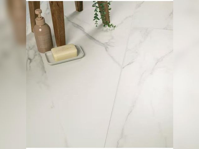 Lot 96-165704 - MSI
244.48 sq ft Voyager Blanco Matte Large Format Marble Look Porcelain Tile 24 in. x 48 in., Floor...