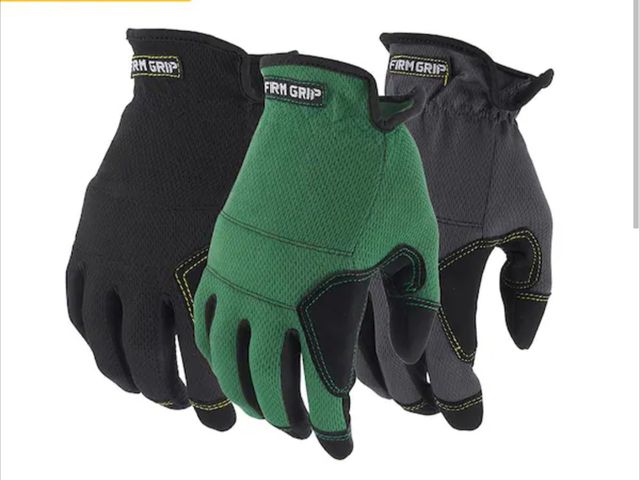 Lot 96-177845 - FIRM GRIP Utility Medium Work Gloves (3-Pack) new