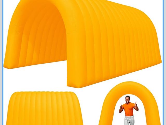 Lot 96-183501 - 23x10x10FT Quick Setup Inflatable Tunnel Arch - for Sports Games, Trade Shows &amp; Promotions (Blow...