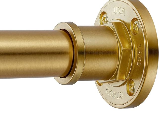 Lot 96-187973 - BRIOFOX Industrial Shower Curtain Rod - 2-in-1 Design Tension Curtain Rod - Never Rust Non-Slip 43 t...