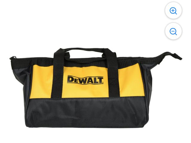 Lot 96-170806 - DEWALT Tool Bags, Yellow, 12" , appear lightly used
