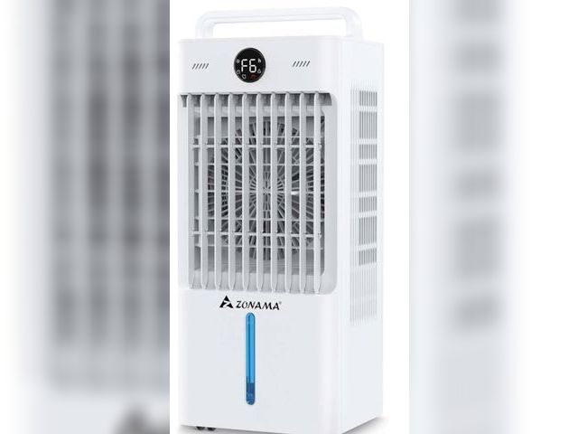 Lot 96-164370 - Swamp Cooler, 3-IN-1 Evaporative Air Cooler with Display &amp; Remote, Windowless Portable Air Condi...
