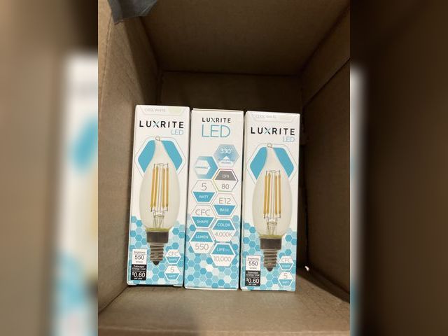 Lot 96-162529 - 6 Pack Luxe Rite LED 550 Lumen Light Bulbs New
