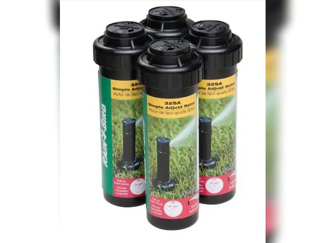 Lot 96-163346 - Rain Bird
32SA 4 in. Pop-Up Gear-Drive Rotor Sprinkler, 40-360 Degree Pattern, Adjustable 19-32 ft. ...