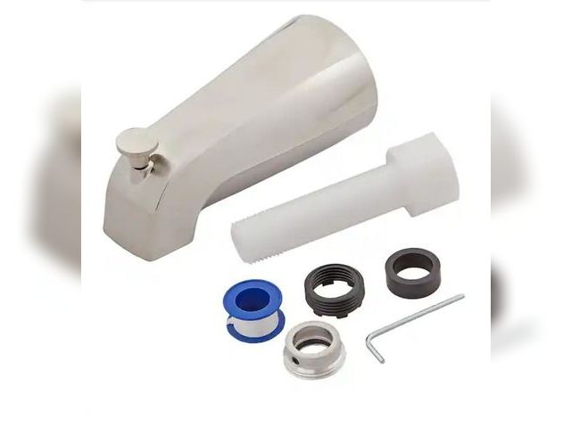 Lot 96-162421 - Everbilt
Tub Spout with Diverter, Brushed Nickel
Open Package Appears Unused