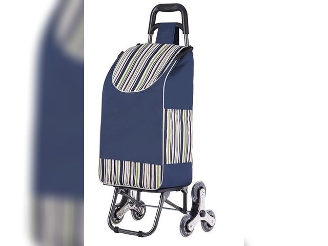 Lot 96-230355 - Trolley Shopping Trolleys Multi-Function Shopping Trolley, Iron Frame Folding Shopping Trolley, 6-Wh...
