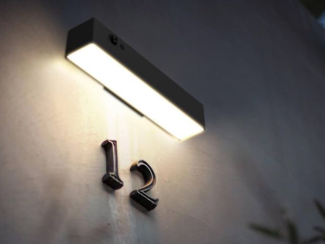 Lot 96-214176 - Solar Outdoor Lights, Solar Light with Motion Sensor for House Sign, IP44 Waterproof 1000LM 4000K Mo...