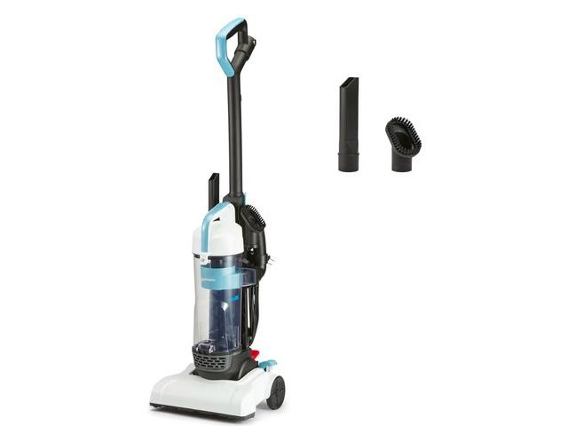 Lot 96-181384 - Amazon Basics Upright Bagless Vacuum Cleaner for Carpet and Hard Floors, Black/White
Lightweight, (8...