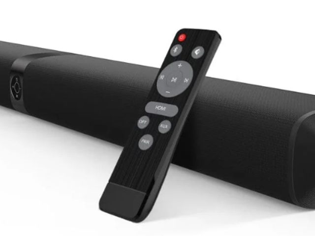Lot 96-233035 - KY8000 Sound Bar, 2 in 1 Separable &amp; 60W SoundBar for Smart TV, Bluetooth 5.0 Soundbar with Wire...