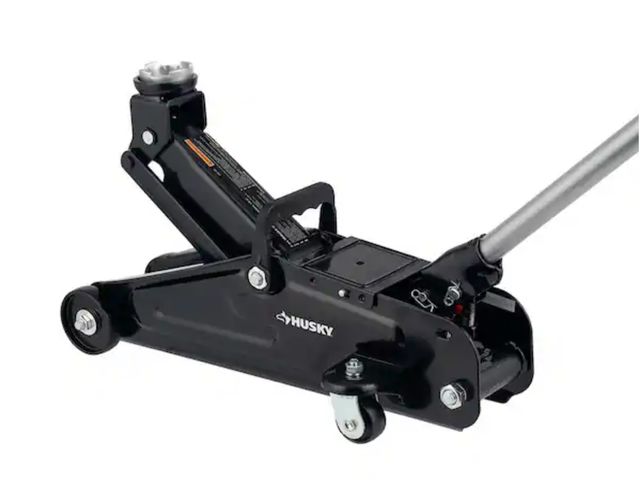 Lot 96-182017 - Husky
2-Ton Hydraulic Trolley Car Jack
Open box 
Appears Lightly Used some scratches 
Unsure if all ...